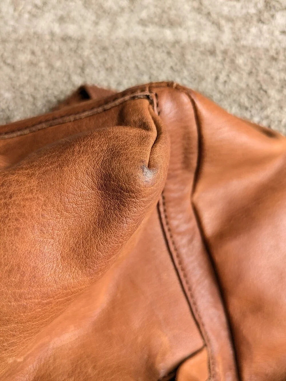 Madewell The Lorimer Leather Backpack English Saddle Brown Casual School Travel - Picture 9 of 9